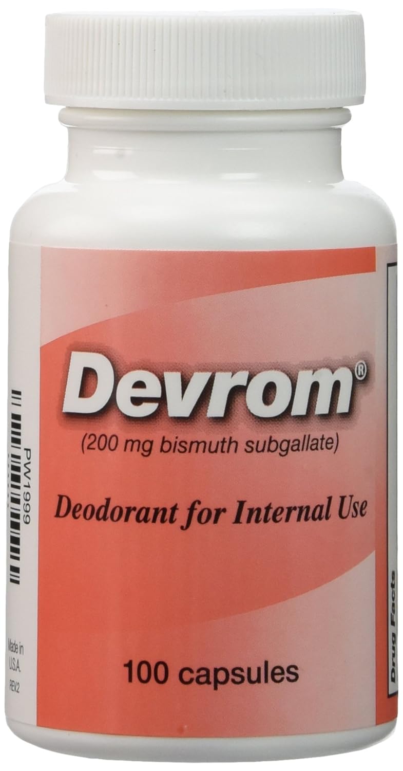 Devrom Tablets (Internal Deoderant)200MG 100chewable tablets