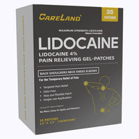 CARELAND 4% Lidocaine Gel Patches UK – Comfort for Back, Muscles & Joints